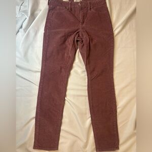 Universal Thread Women 25 Corduroy Skinny Pants in Mauve